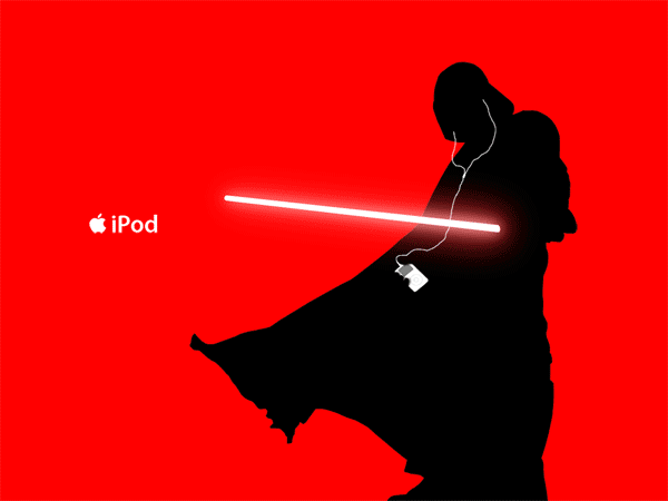 Animated-Star-Wars-Apple-iPod-Silhouette-Ad
